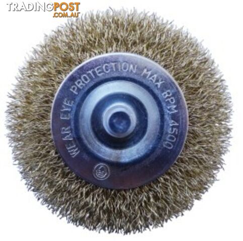 75mm Spindle Mounted Wheel Brush Tomcat TSW75