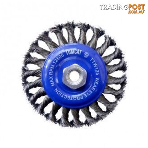 Twistknot 125mm Wheel Brush Tomcat TTW125
