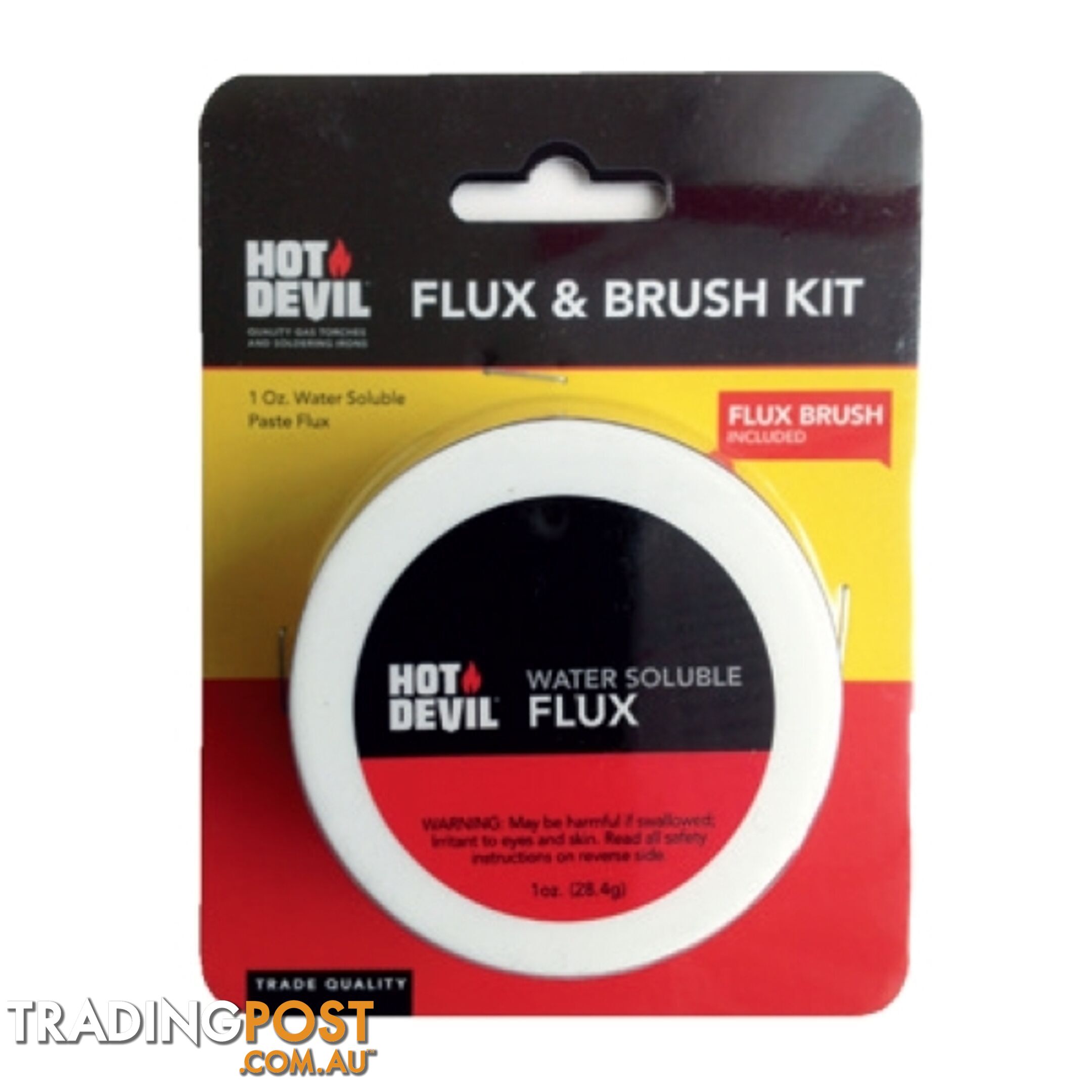 Water Soluble Flux & Brush Kit Hot Devil HDWF