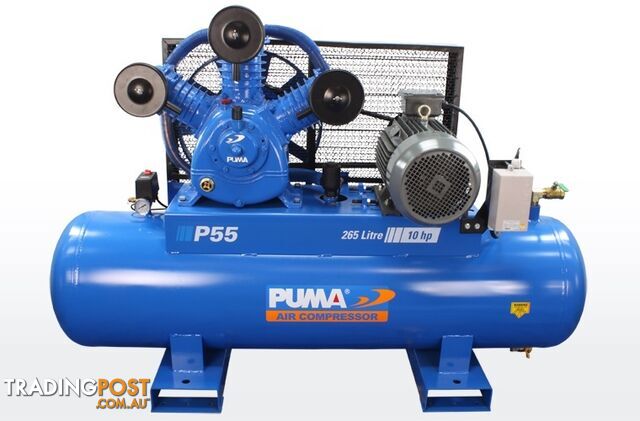 Air Compressor Dependable Performance 265 Litres Puma PU P55 415V