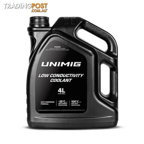 Low Conductivity Coolant 4L Unimig U11028