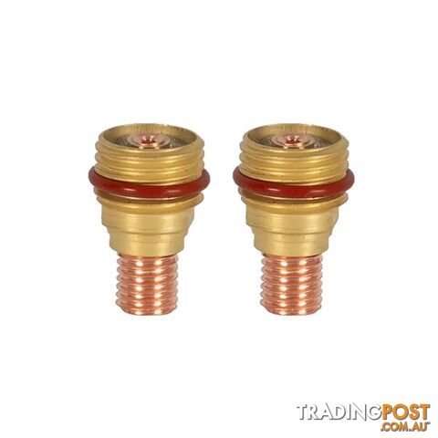 9/20 Series TIG Gas Lens Collet Body With O-Ring 2.4mm Unimig U11191