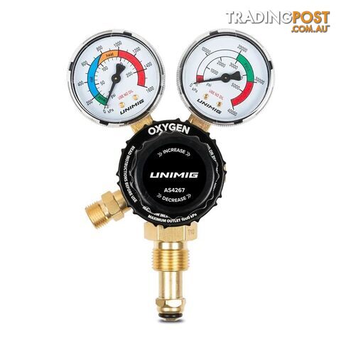 Twin Gauge Oxygen Regulator Unimig U11263