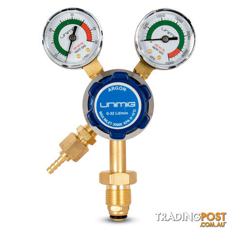 Twin Gauge Argon Regulator Unimig ArgonReg