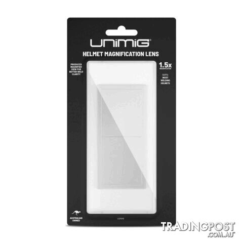 Unimig Welding Helmet Magnification Lenses 1.5X U21010
