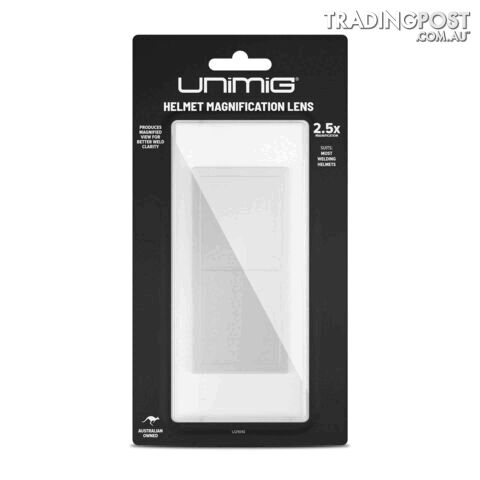 Unimig Welding Helmet Magnification Lenses 2.5x U21012