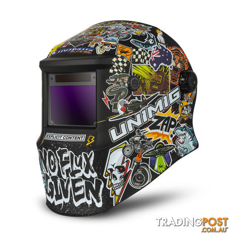 Unimig Chaos Impact Series Automatic Welding Helmet With True Colour Lens...