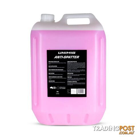 Anti-Spatter Water-Based 20L Unimig U51033