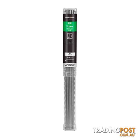 Electrodes Stainless Steel 316l 3.2mm 1kg Handy Pack Hyperarc U63022