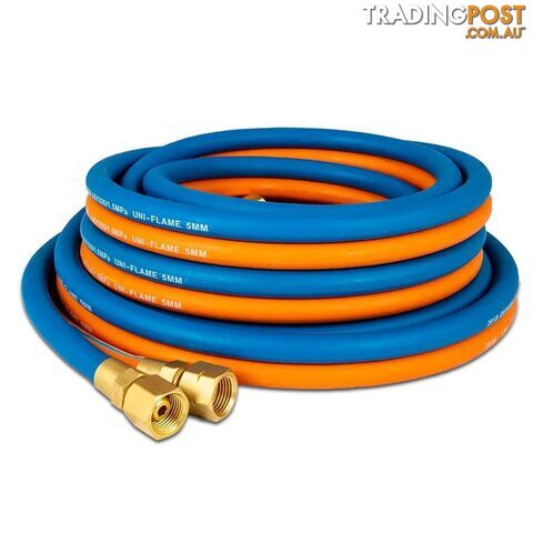 15m Oxygen & LPG Twin Gas Hose Unimig UFLPGTH15M