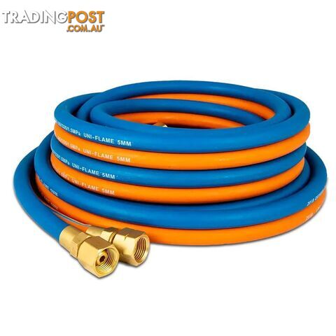 5m Oxygen & LPG Twin Gas Hose Unimig UFLPGTH5M