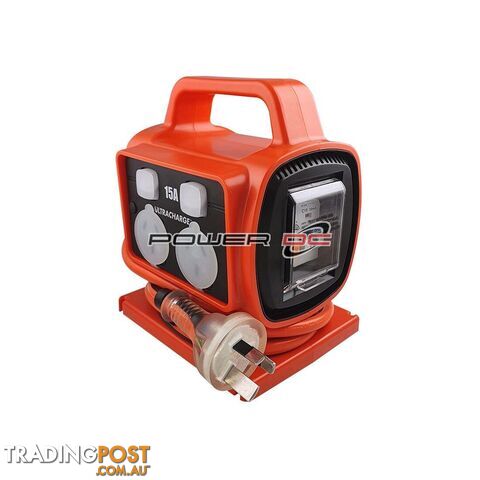 Ultracharge 15A 4 Way RCD Safety Power Block 15A Plug Special UR115/4R