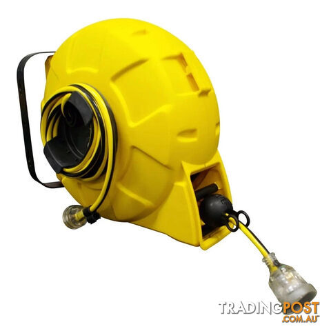 Ultracharge 15m Tradesman Auto Retractable & Mountable Extension Reel...