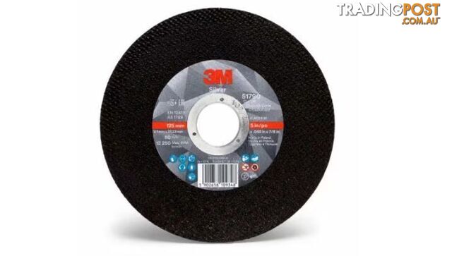Silver™ Cut-Off Wheel, 115 mm x 1 mm x 22.23mm 3M UU009596907 Each