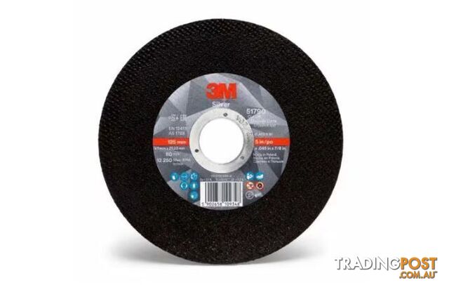 Silver™ Cut-Off Wheel 180mm x 2mm x 22.23mm 3M UU009610401 Each