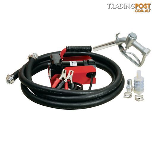 12V 40LPM ELECTRIC FUEL PUMP KIT - MANUAL NOZZLE