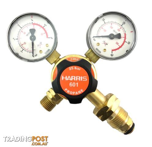 Harris Model 601 Twin Gauge Propane pressure Regulator 0-400 kPa 601-LPG