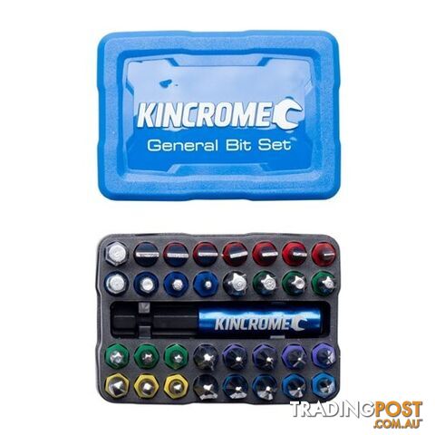General Bit & Holder Set 33 Piece Kincrome 13649