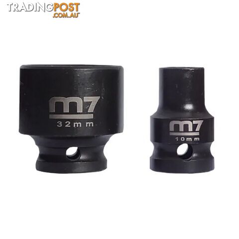 Impact Socket With Hang Tab 1/2" Drive 6 Point 21mm M7 M7-MA411M21