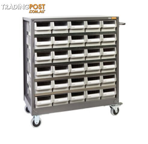 Mobile Steel Parts Cabinet 30 drawer NHD530