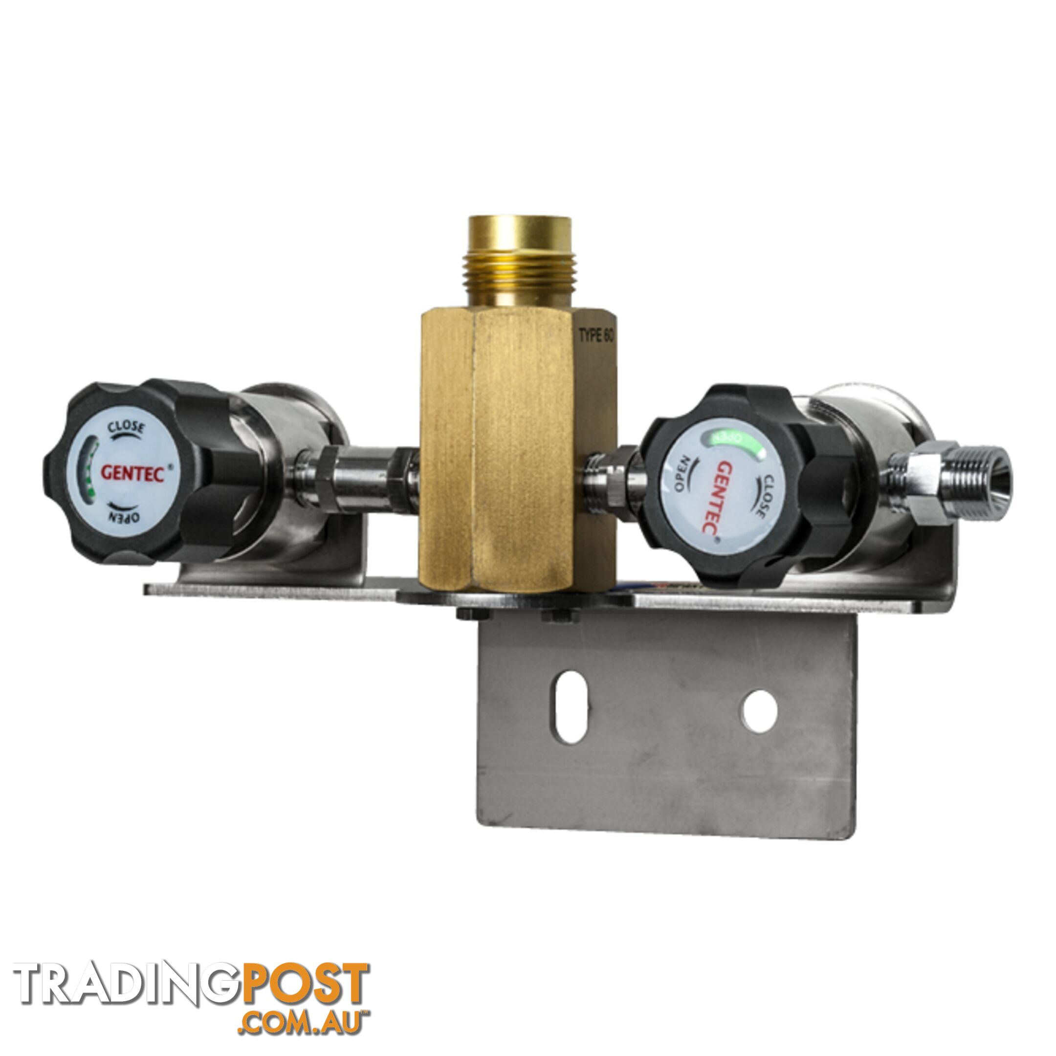 Twin Manual Manifold G3/8" RH M Tesuco MMTAI