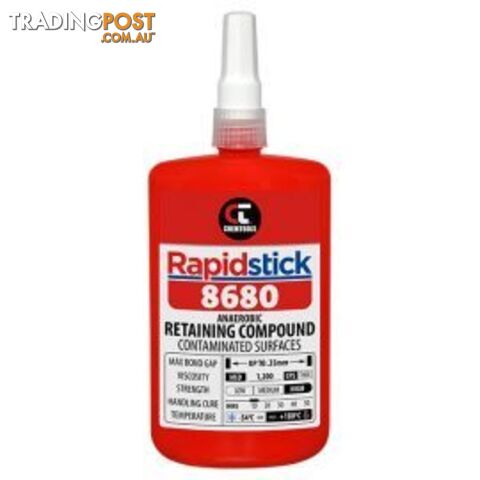 8680 Retaining Compound 250ml Very High Strength