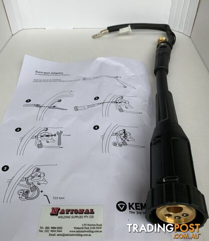 Kemppi Minarcmig Euro Mig Torch Adapter Kit W008366