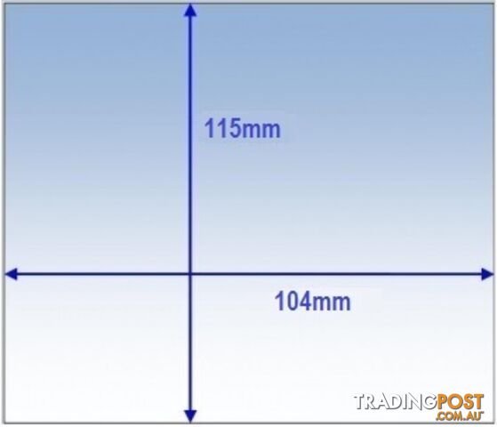 Clear Lens 115mm x 104mm CL115104-5 Pkt : 10