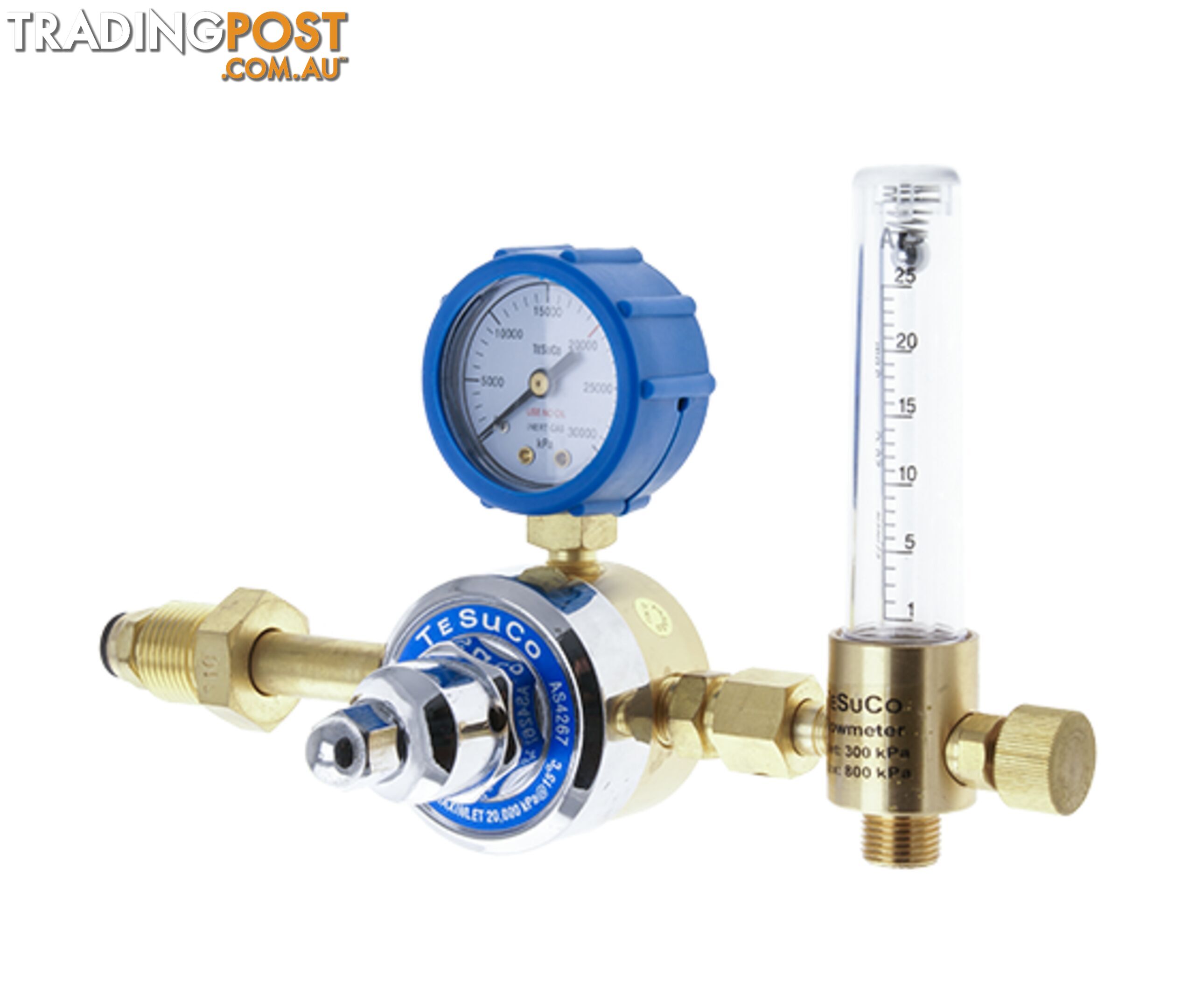 Regulator 1 Stage Bottom Entry Argon Type 10 Tesuco RC1BAR2FM