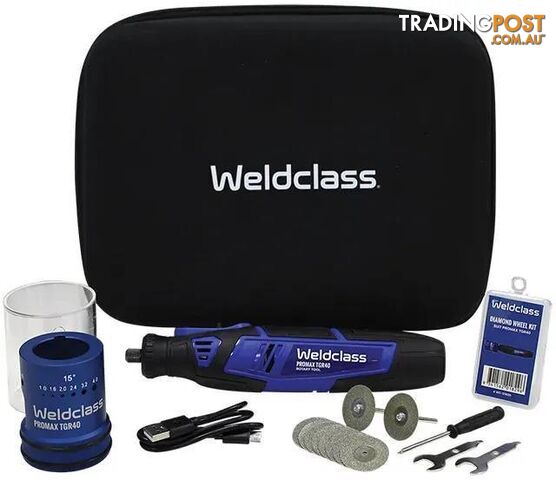 Promax TGR40 Tungsten Grinder Kit With Rotary Power Tool Weldclass WC-01864