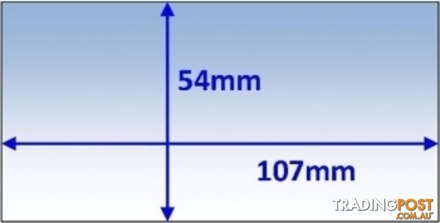 Clear Weldclass Lens 107x54mm Inner Suits Promax 300 WC-04622 Pkt : 5