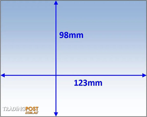 Outer Cover Lens 123 x 98mm Suit Cigweld ProLite (ref 454329) Pk :10 Weldclass...