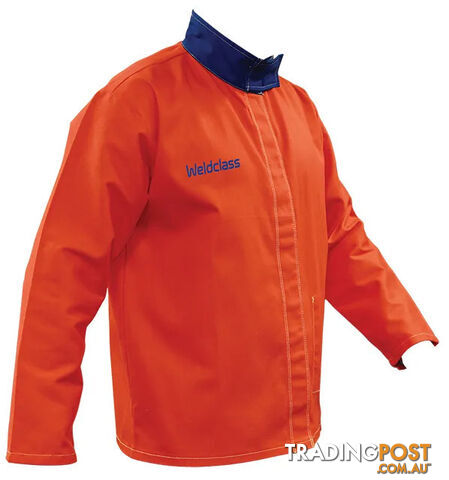 Promax HV5 Hi Viz Welding Jacket Heat Fire Proof Weldclass Orange Medium...