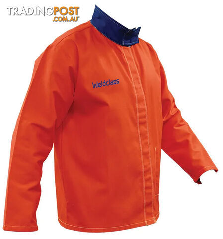 Promax HV5 Hi Viz Welding Jacket Heat Fire Proof Weldclass Orange 2XL WC-05264