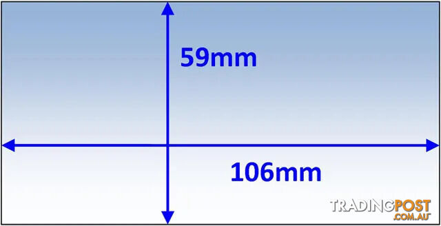 Inner 106 x 59mm suit Promax 350 Weldclass WC-05321 Pkt of 5