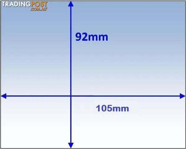 Inner Clear Lens 105 x 92mm suit: Weldclass Promax 500 Pkt of 5