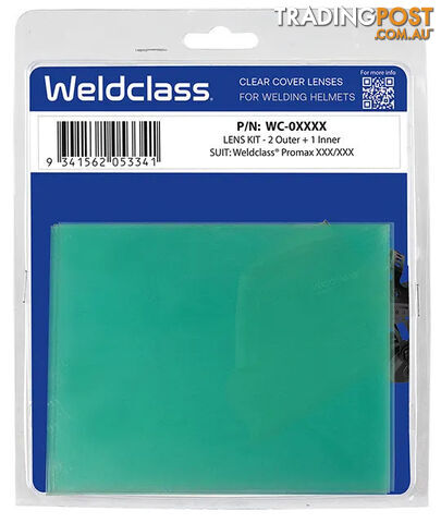 Lens Clear Kit With 2 Outer + 1 Inner Suit Promax 150 Weldclass WC-05333