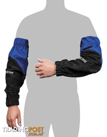 Sleeves Promax Blue Leather/FR -Pair - Weldclass WC-05375