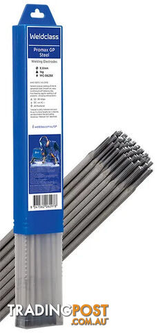 Electrodes Promax GP (General Purpose) 3.2mm x 350mm - 1kg Pkt Pkt Weldclass...