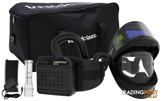 PROMAX 850R PAPR Flip-Up With R50 Respirator Welding Helmet Weldclass WC-06702