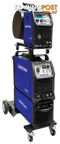 MIG / Stick / TIG Welder FORCE 395MST Pulse With Toolbox Trolley Weldclass...