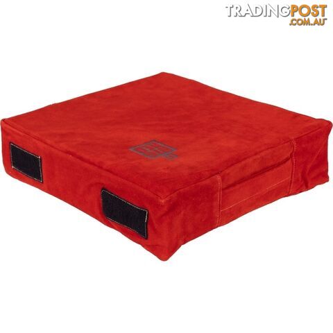 Big Red Leather Welding Cushions Elliotts WC4040BRL