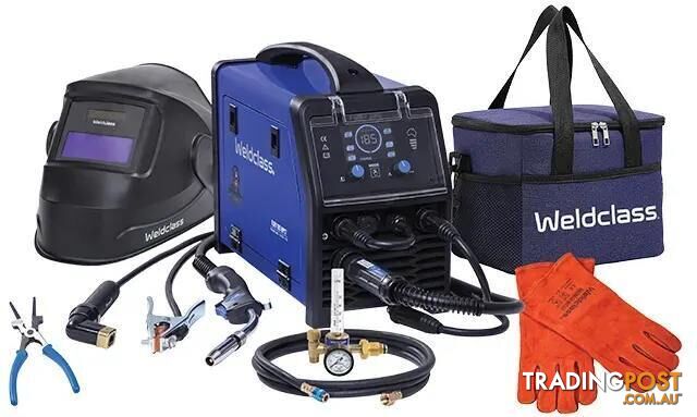 Fury 185 MPST Pulse MIG/Stick/TIG Welder Weldclass WFY185MK1