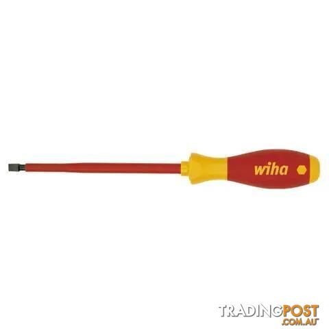 Screwdriver, Slotted 2.5mm x 75mm, SoftFinish VDE 1000V Insulated WIHA WH-38009