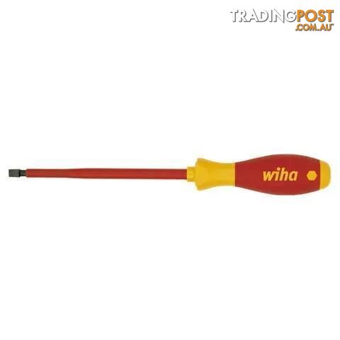 Screwdriver, Slotted 5.5mm x 125mm, SoftFinish VDE 1000V Insulated WIHA...