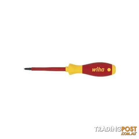 Screwdriver, Phillips PH1 x 80mm, SoftFinish VDE 1000V Insulated WIHA WH-38012