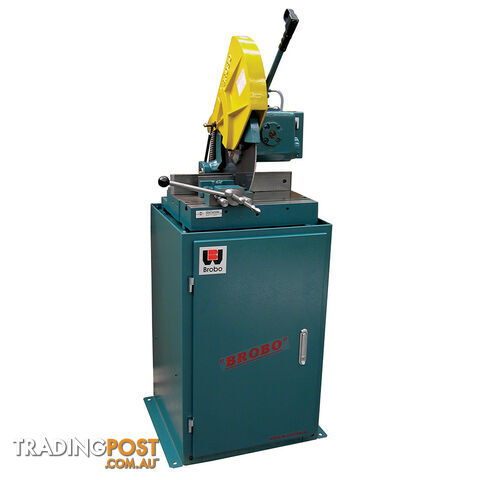 Ferrous Cutting Cold Saw S400G Three Phase 2 Speed 21/42 RPM Integrated Stand Brobo 9740020