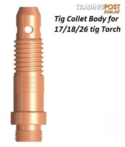 Collet Body 2.4mm For 17/18/26 Torch 10N32 Pkt : 5