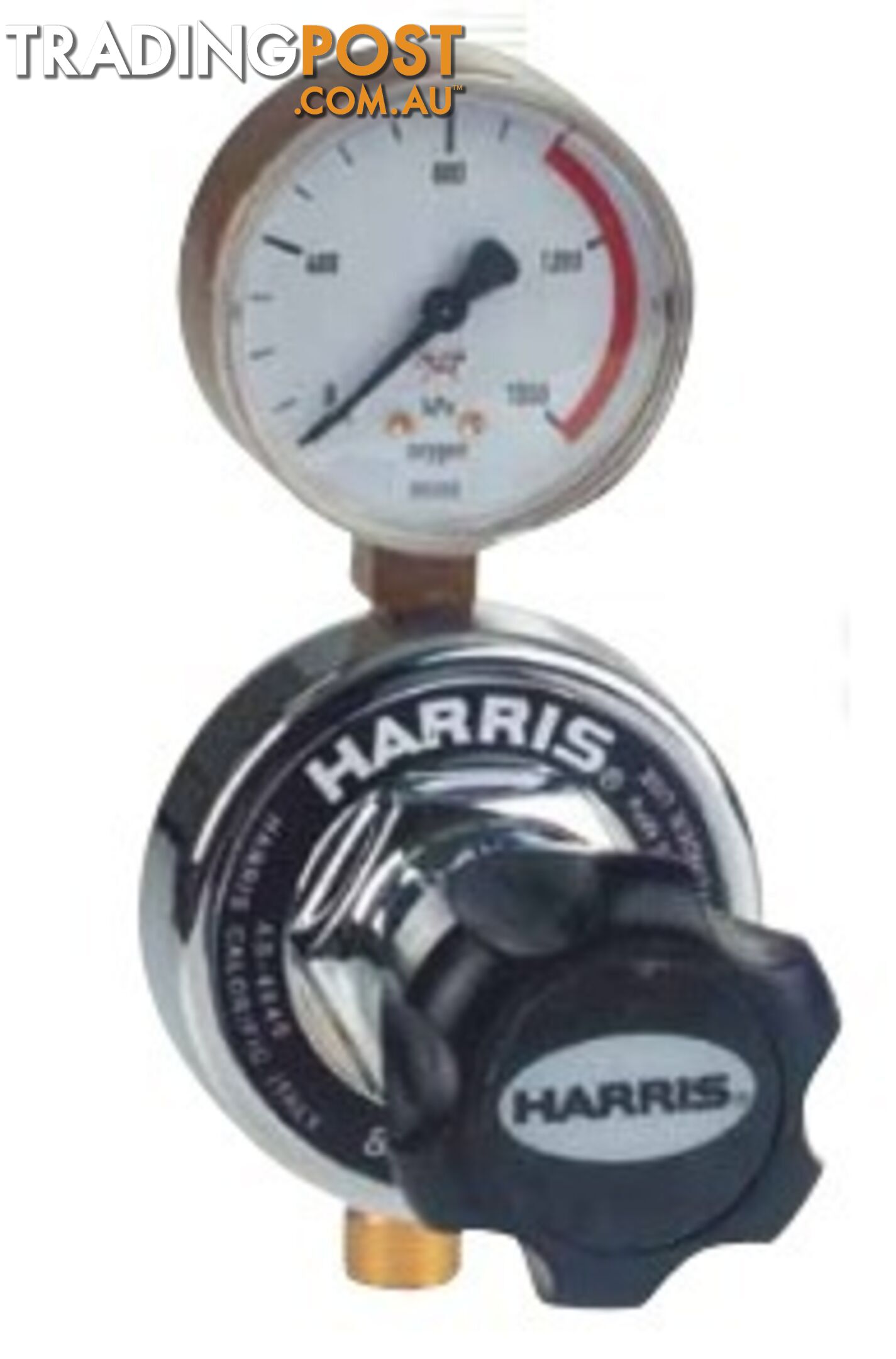Harris Model 847 Pipeline Reg, Rear Inlet (Oxygen Type)