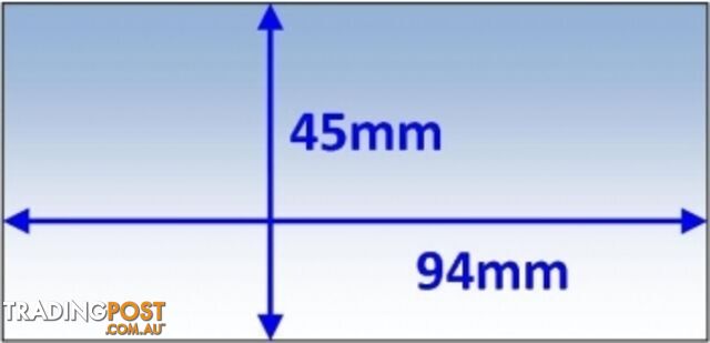 Clear Inner Lens 94 x 45mm Suits Ross 300S /Nuweld 300S & Others PKT: 5